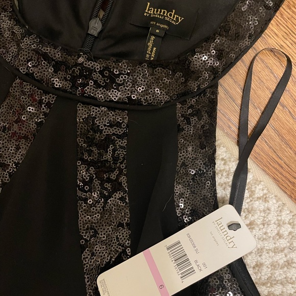Classic LBD - Black sequin cocktail dress - NWT - Picture 2 of 7